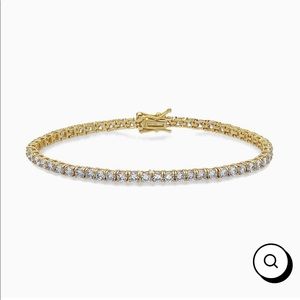 Seven50 Gold tennis bracelet